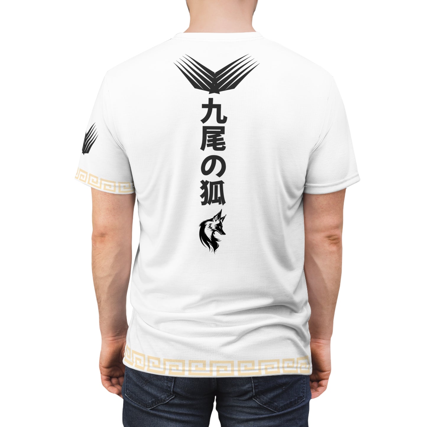 Kitsune, Nine-tailed Fox - Unisex AOP Tee