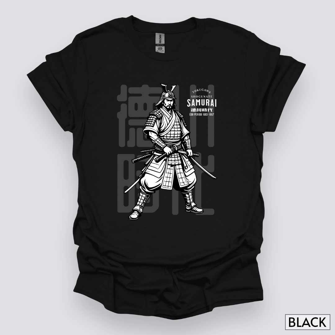 Tokugawa_Shogunate_Samurai_Unisex_T-Shirt__Black__Mockup