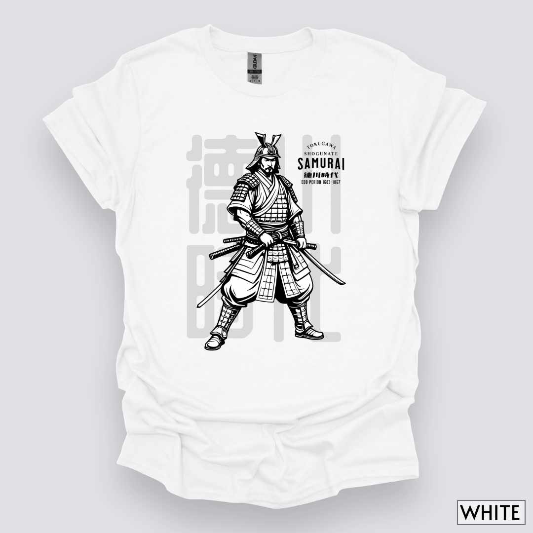 Tokugawa_Shogunate_Samurai_Unisex_T-Shirt__White__Mockup