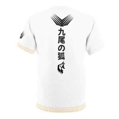 Kitsune, Nine-tailed Fox - Unisex AOP Tee