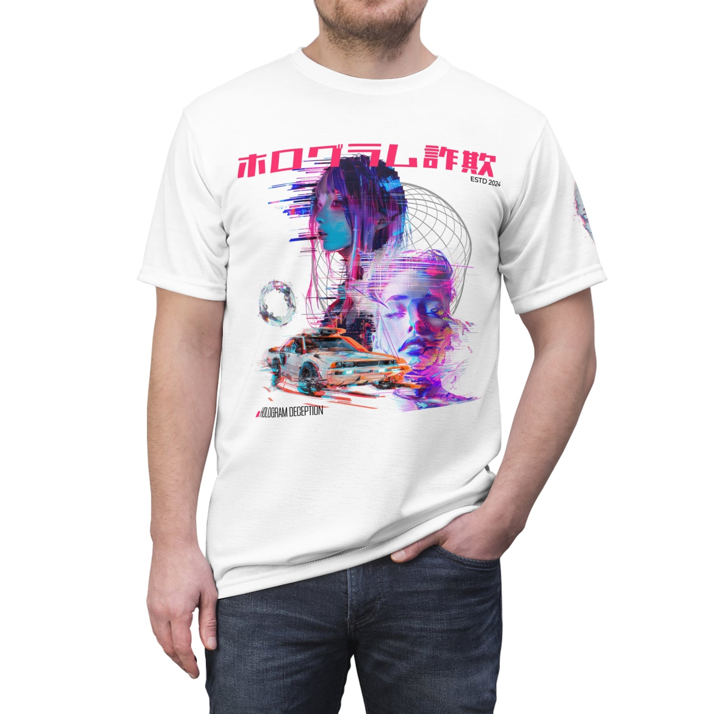 Holographic Deception - Unisex AOP Tee