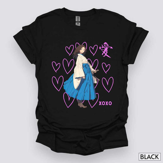 Anime_Love_XOXO_v1_Unisex_T-Shirt__Black__Mockup