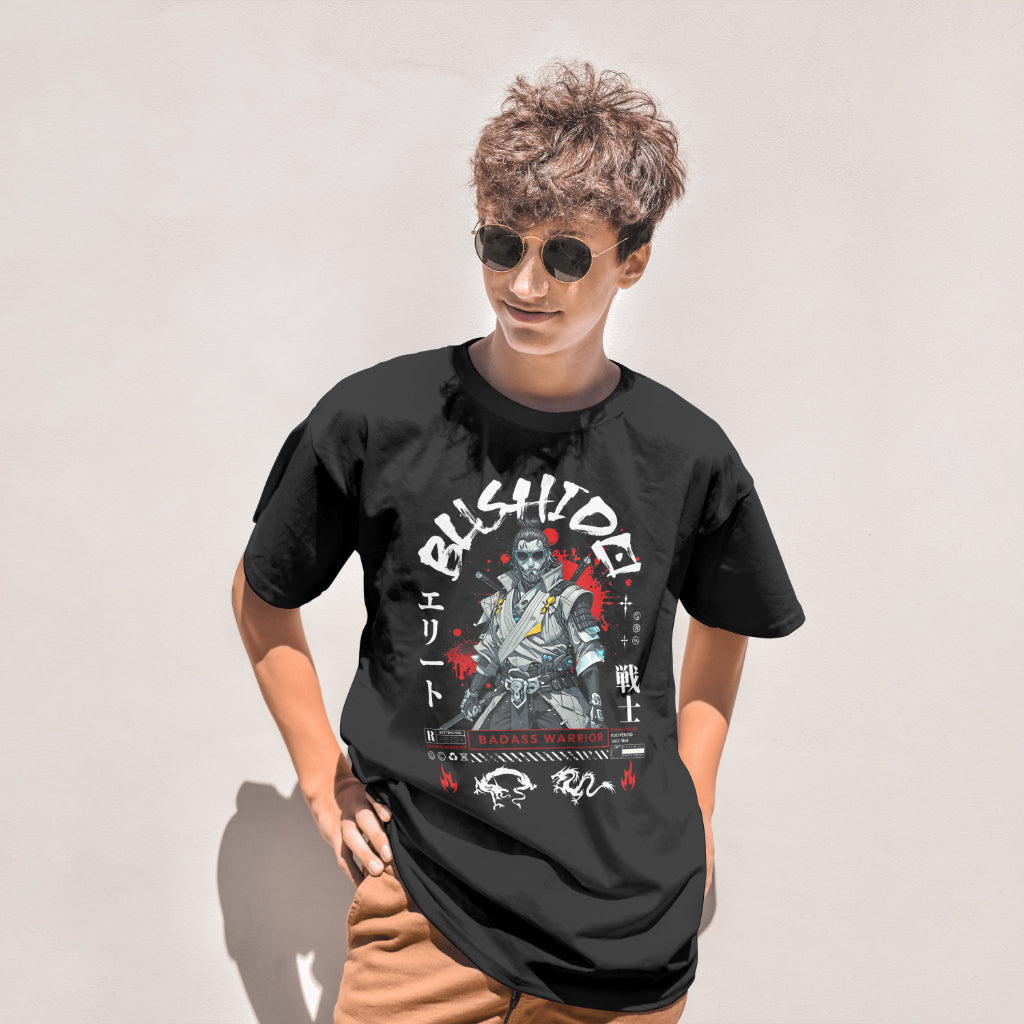 Badass_Bushido_Samurai_Warrior_Unisex_T-Shirt__Black__Mockup_2