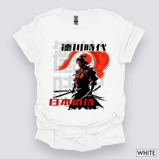 Edo_Period_Shogunate_Samurai_v1_Unisex_T-Shirt__White__Mockup
