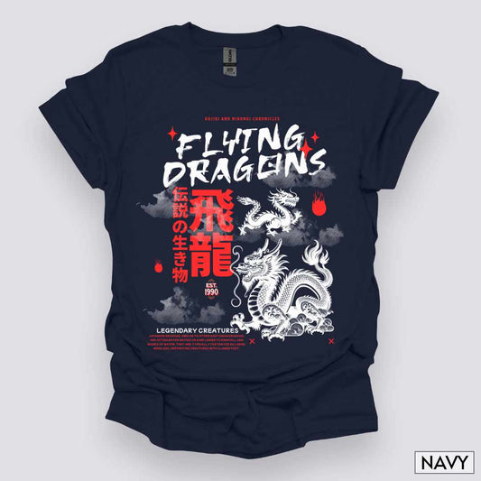 Flying_Dragons_East_Asian_Legendary_Creatures_Unisex_T-Shirt__Navy__Mockup