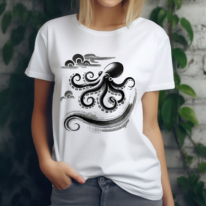 Ink_Painting_Squid_Unisex_T-Shirt__White__Mockup_2