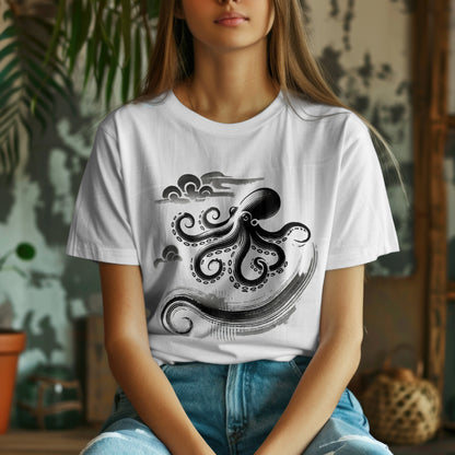 Ink_Painting_Squid_Unisex_T-Shirt__White__Mockup_3
