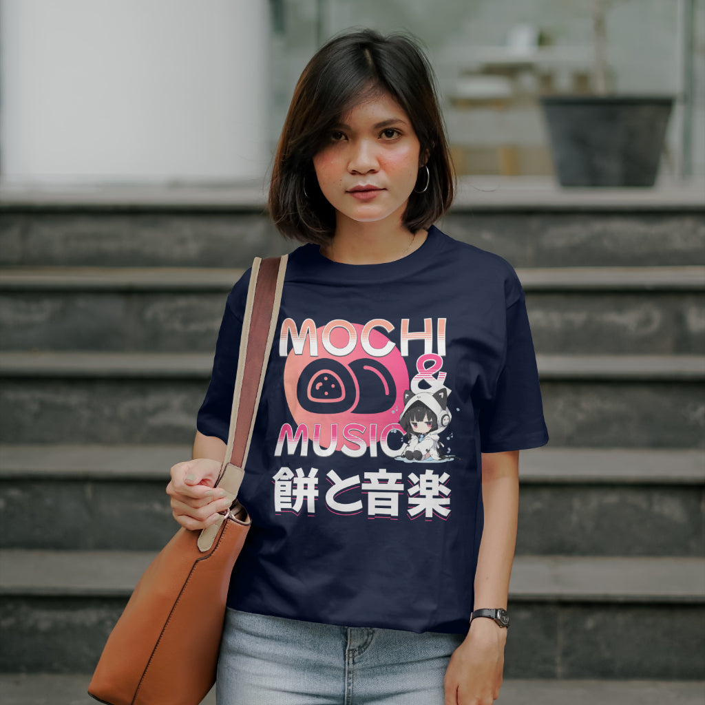 Mochi_and_Music_Unisex_T-Shirt__Navy__Mockup_1
