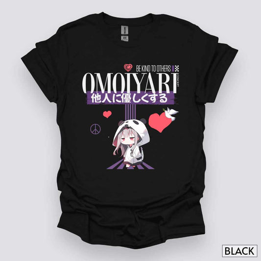 Omoiyari_Be_Kind_to_Others_Cutie_Unisex_T-Shirt__Black__Mockup