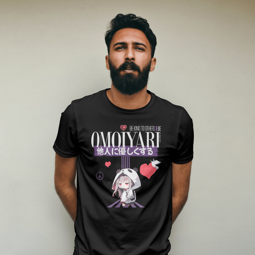 Omoiyari_Be_Kind_to_Others_Cutie_Unisex_T-Shirt__Black__Mockup_3
