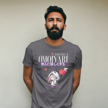 Omoiyari_Be_Kind_to_Others_Cutie_Unisex_T-Shirt__Charcoal__Mockup_2