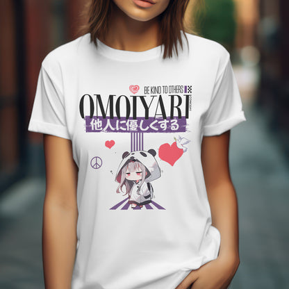 Omoiyari_Be_Kind_to_Others_Cutie_Unisex_T-Shirt__White__Mockup_1